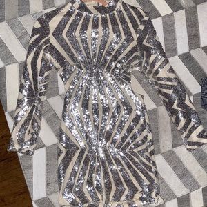 Sparkly mini dress